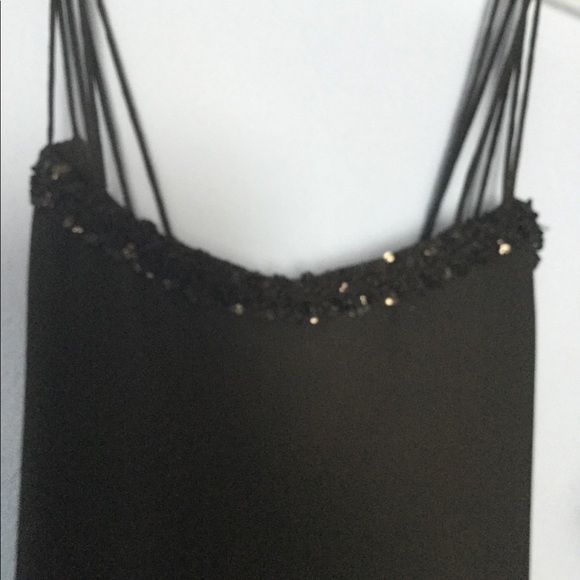 Little Black Dress with Sequins and Lots of Straps - Picture 7 of 7